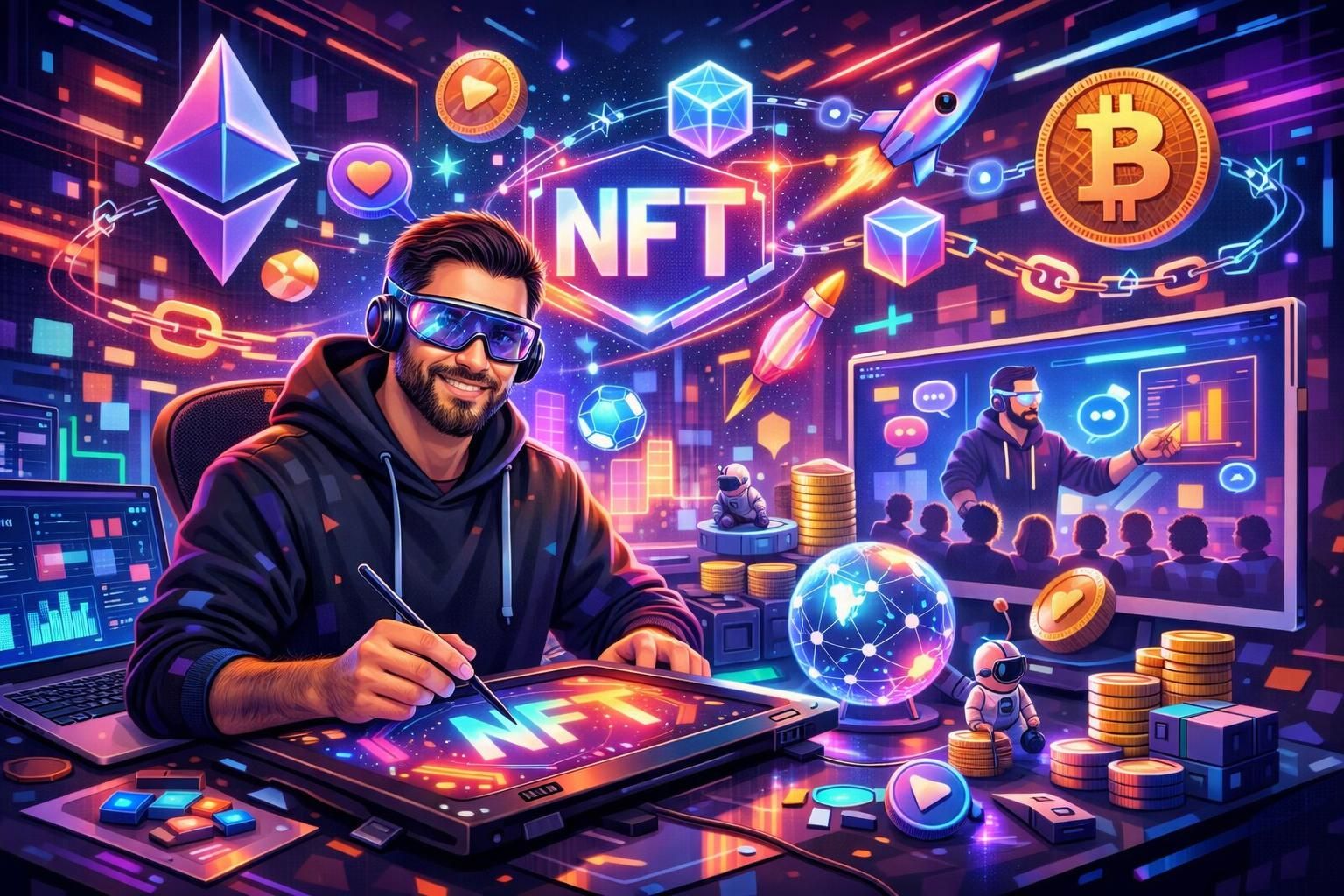 entdecken sie, wie die creator economy im web3 neue einnahmequellen erschließt und welche chancen sich für kreative in der dezentralen digitalen welt bieten.