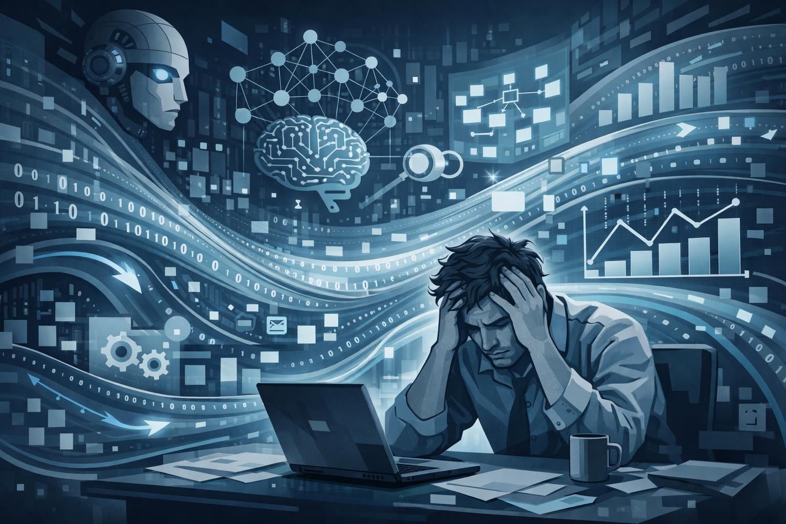 erfahren sie, wie künstliche intelligenz zur informationssättigung führt und welche auswirkungen dies auf unsere datenverarbeitung und entscheidungsfindung hat.