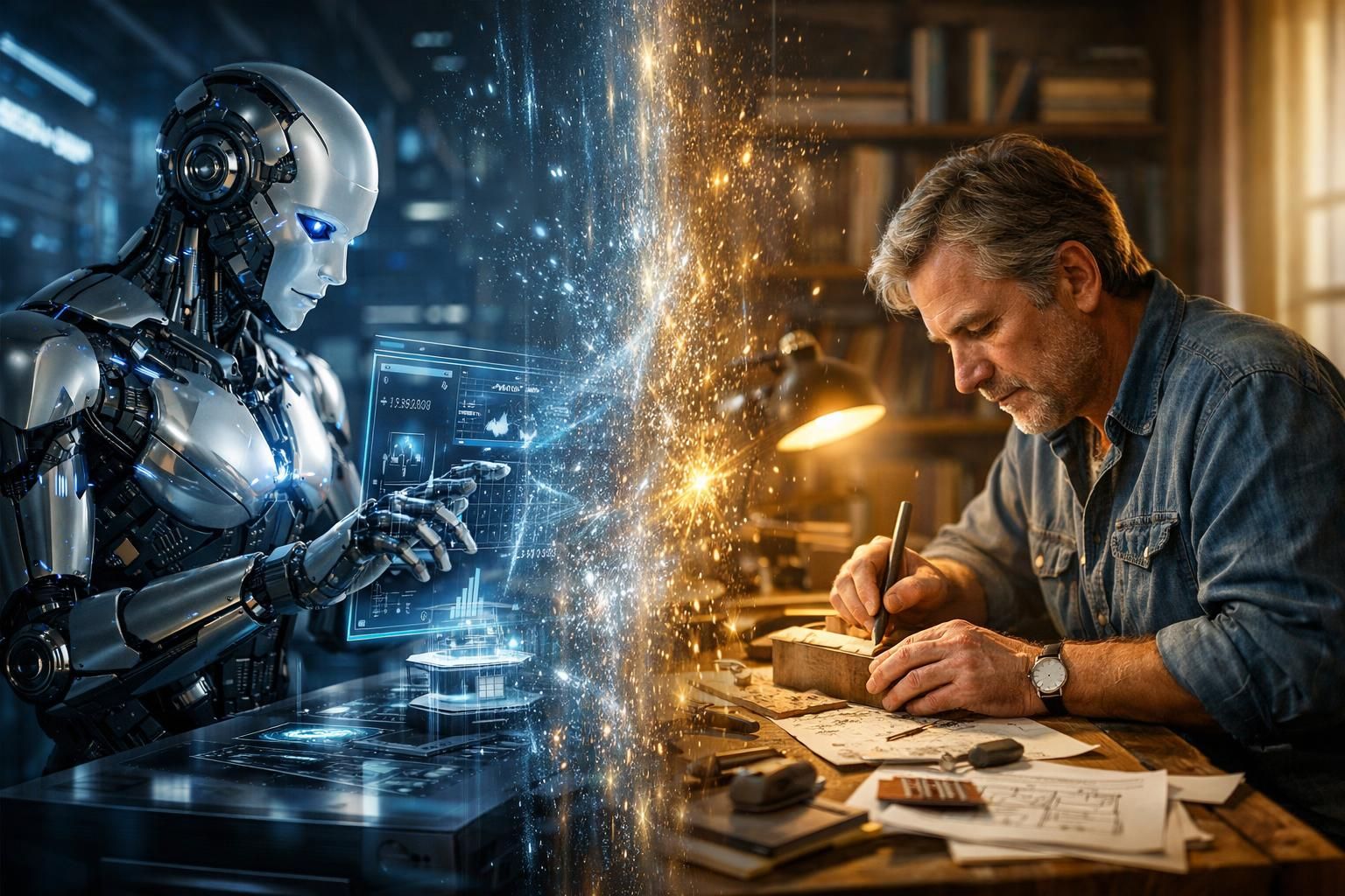 entdecken sie, wie künstliche intelligenz und menschliche expertise zusammenwirken und wo echter mehrwert in der modernen welt entsteht.
