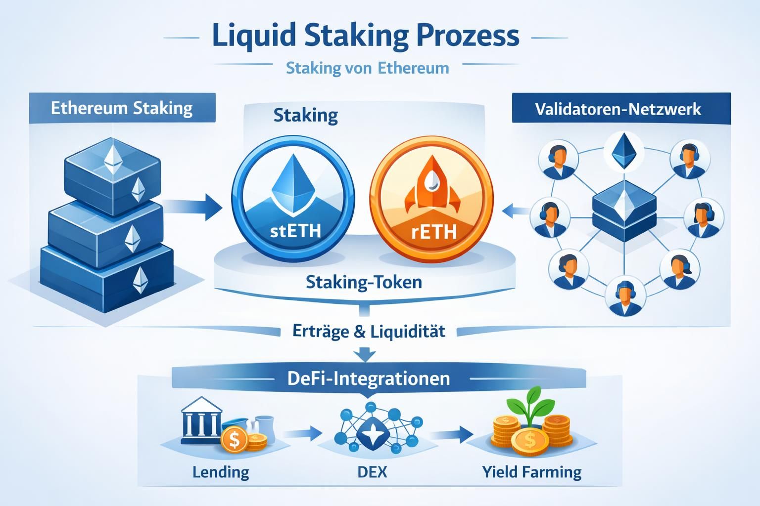 erfahren sie alles über liquid staking, seine chancen und risiken. entdecken sie, wie sie ihre kryptowährungen flexibel einsetzen und gleichzeitig renditen erzielen können.